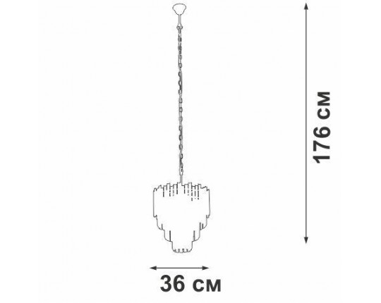 Подвесная люстра Vitaluce V58471-8/5