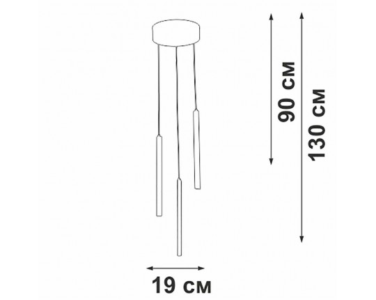 Подвесной светильник Vitaluce V3045-0/3S