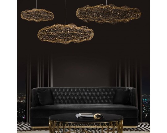 Подвесной светодиодный светильник Loft IT Cloud 10247/700 Gold