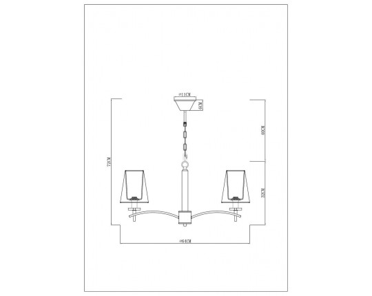 Подвесная люстра Arte Lamp Kensington A4098LM-5CC