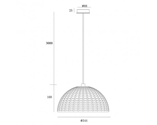 Подвесной светильник Deko-Light Basket 342143