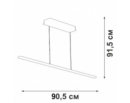 Подвесной светодиодный светильник Vitaluce V04662-03/1S