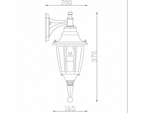 Уличный настенный светильник Lucide Tireno 11833/01/30