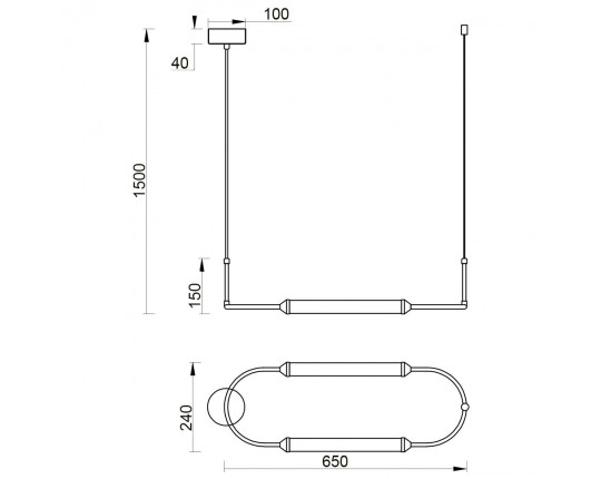 Подвесной светильник Vele Luce Capsula VL7293P31