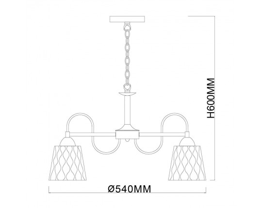 Подвесная люстра Escada Dream 1125/5PL