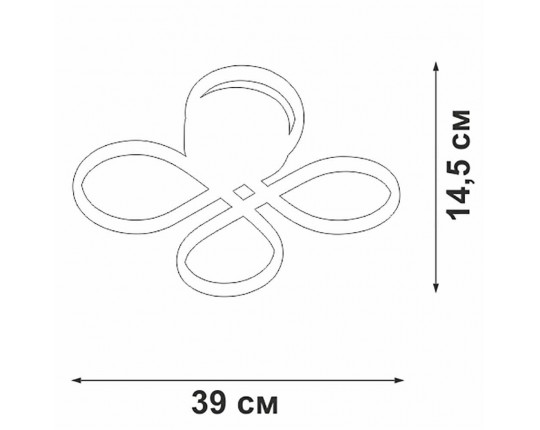 Потолочная люстра Vitaluce V3778-0/4PL