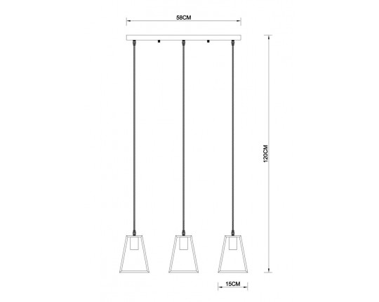 Подвесной светильник Arte Lamp Brussels A8030SP-3WH