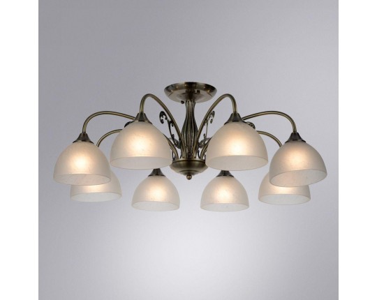 Потолочная люстра Arte Lamp Spica A3037PL-8AB