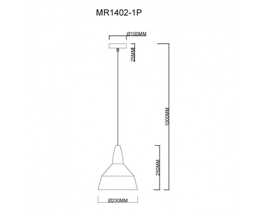 Подвесной светильник MyFar Brigitte MR1402-1P