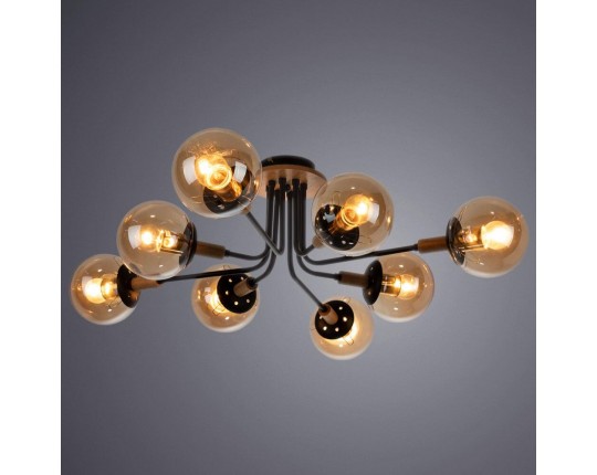 Потолочная люстра Arte Lamp Oxford A2716PL-8BK