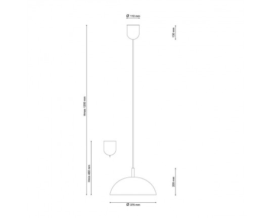 Подвесной светильник Lucia Tucci Palla 1090.1 Bianco