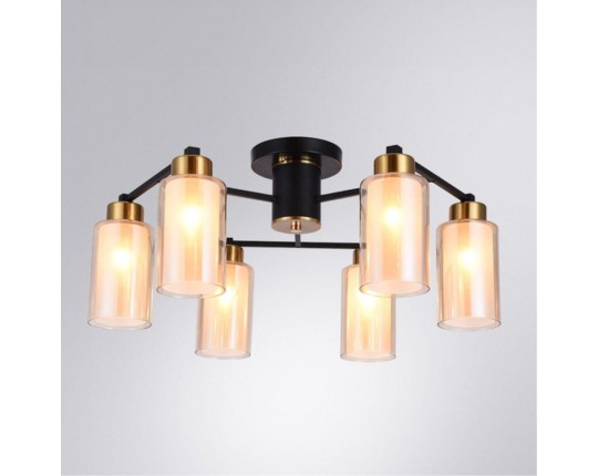 Потолочная люстра Arte Lamp Leo A7027PL-6BK