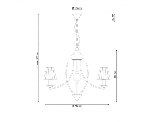 Подвесная люстра Lucia Tucci Milano 115.6