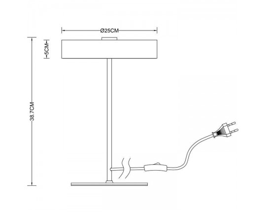 Настольная лампа Arte Lamp Elnath A5038LT-3PB