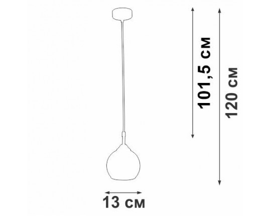 Подвесной светильник Vitaluce V48130-13/1S