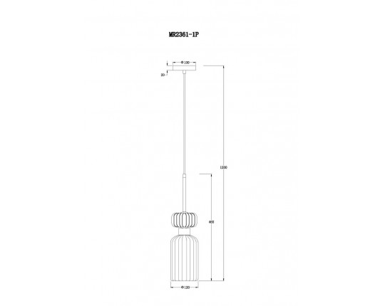 Подвесной светильник MyFar Aubrey MR2361-1P