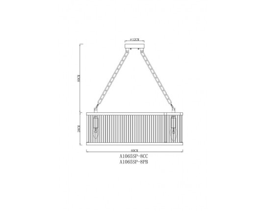 Подвесная люстра Arte Lamp Anetta A1065SP-8CC