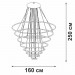 Подвесная люстра Vitaluce V4600-1/8S