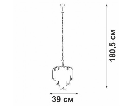 Подвесная люстра Vitaluce V5867-8/10