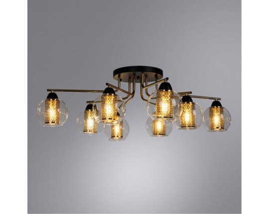 Потолочная люстра Arte Lamp Manchester A7045PL-8BK