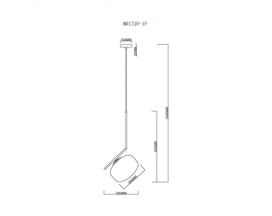 Подвесной светильник MyFar Single MR1720-1P