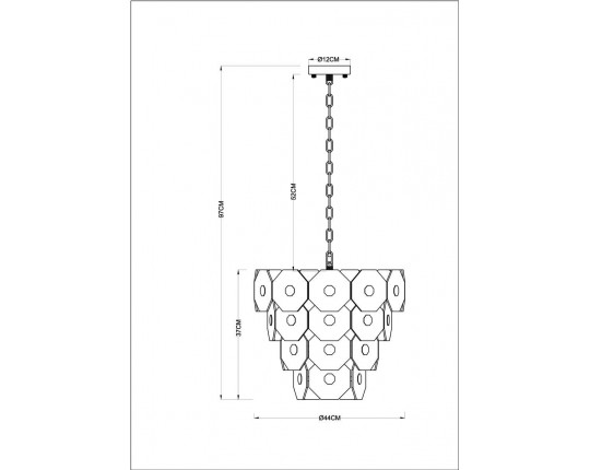 Подвесная люстра Arte Lamp Lambrusco A4069LM-7AB