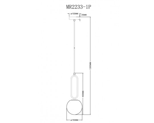 Подвесной светильник MyFar Pierre MR2233-1P