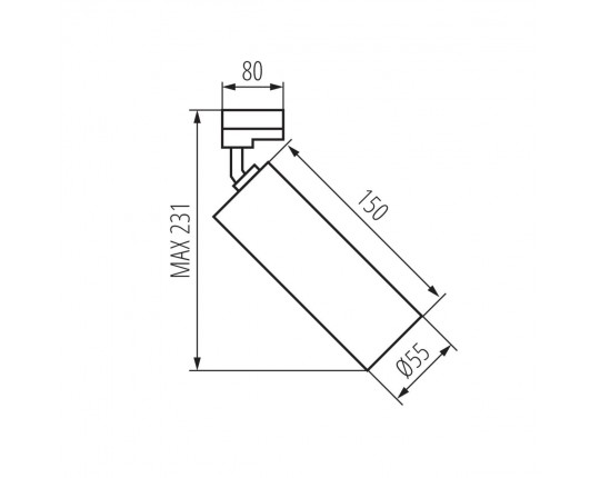 Трековый светильник Kanlux ATL2 GU10-W 33138