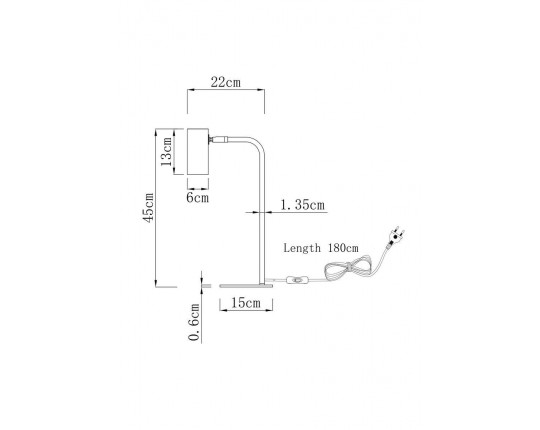 Настольная лампа Moderli Fine V11002-TL