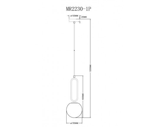 Подвесной светильник MyFar Pierre MR2230-1P