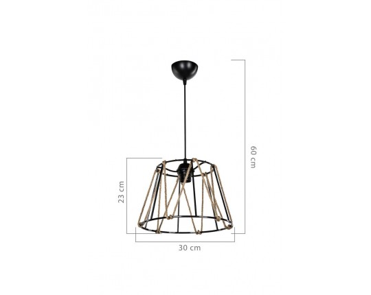 Подвесной светильник Toplight Georgiana TL1607H-01BK