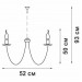 Подвесная люстра Vitaluce V1398/5