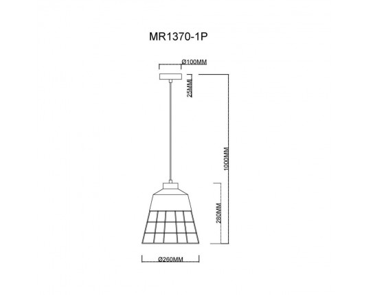 Подвесной светильник MyFar Hill MR1370-1P