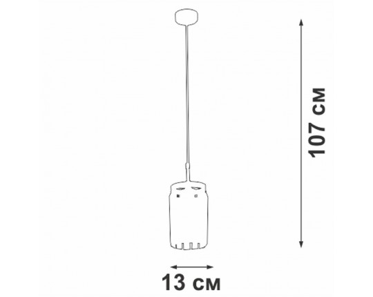 Подвесной светильник Vitaluce V5151-0/1S