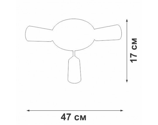 Потолочная люстра Vitaluce V3762-0/3PL