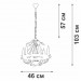 Подвесная люстра Vitaluce V1161-0/6