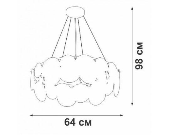 Подвесная люстра Vitaluce V5801-8/6S