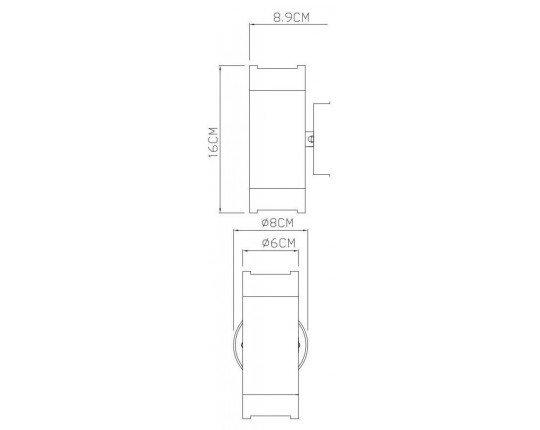 Уличный настенный светильник Arte Lamp Atlas A3503AL-2BK